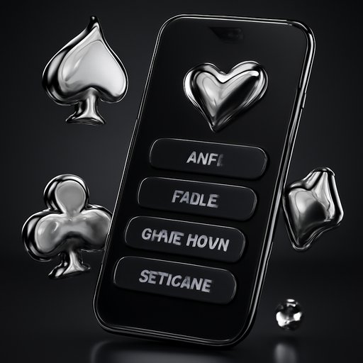 bet game mobile screen gaming menu